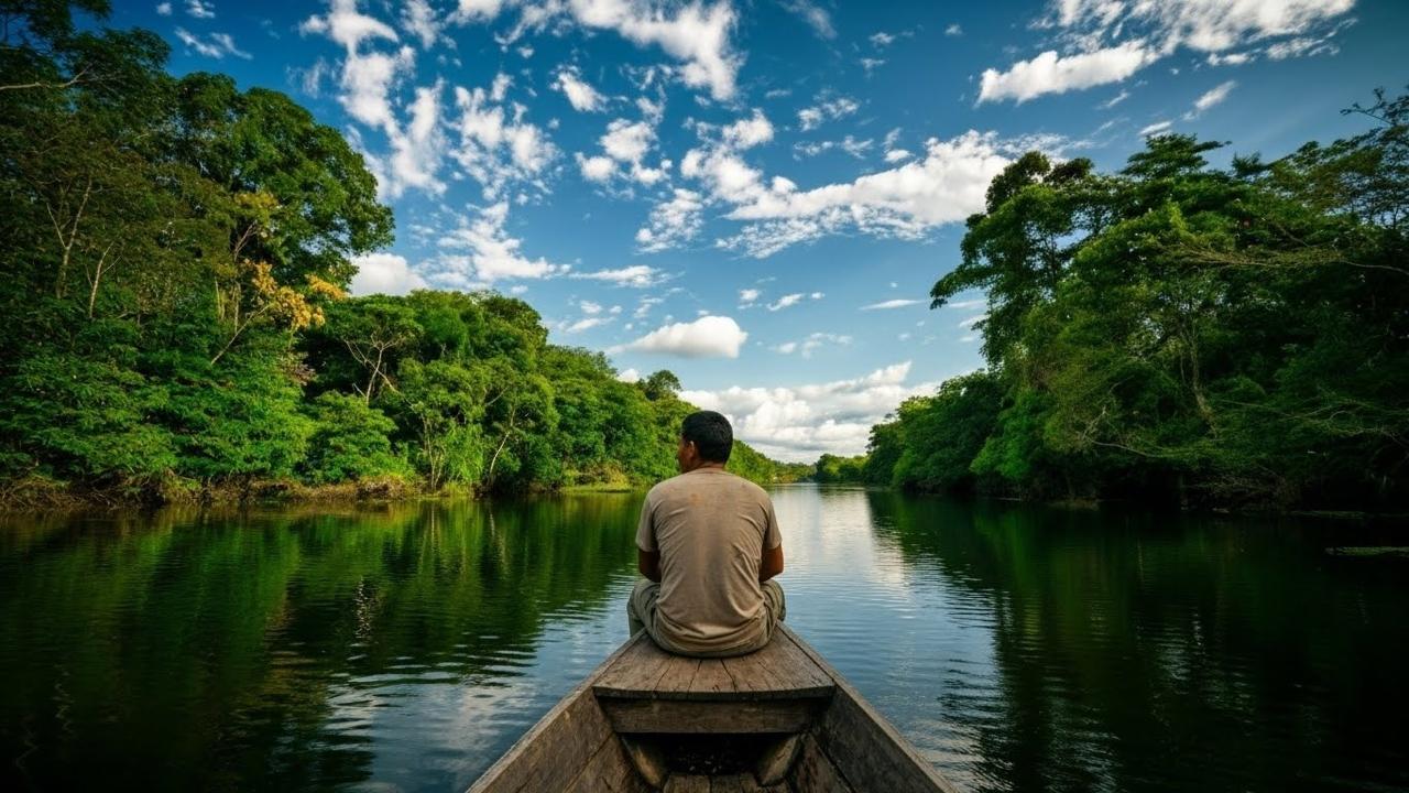 Vista aérea da Amazônia